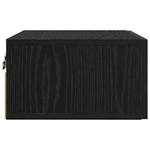 Noční skříňka 2 pcs Černý dub 35 x 35 x 20 cm Kompozitní dřevo - obrázek 8