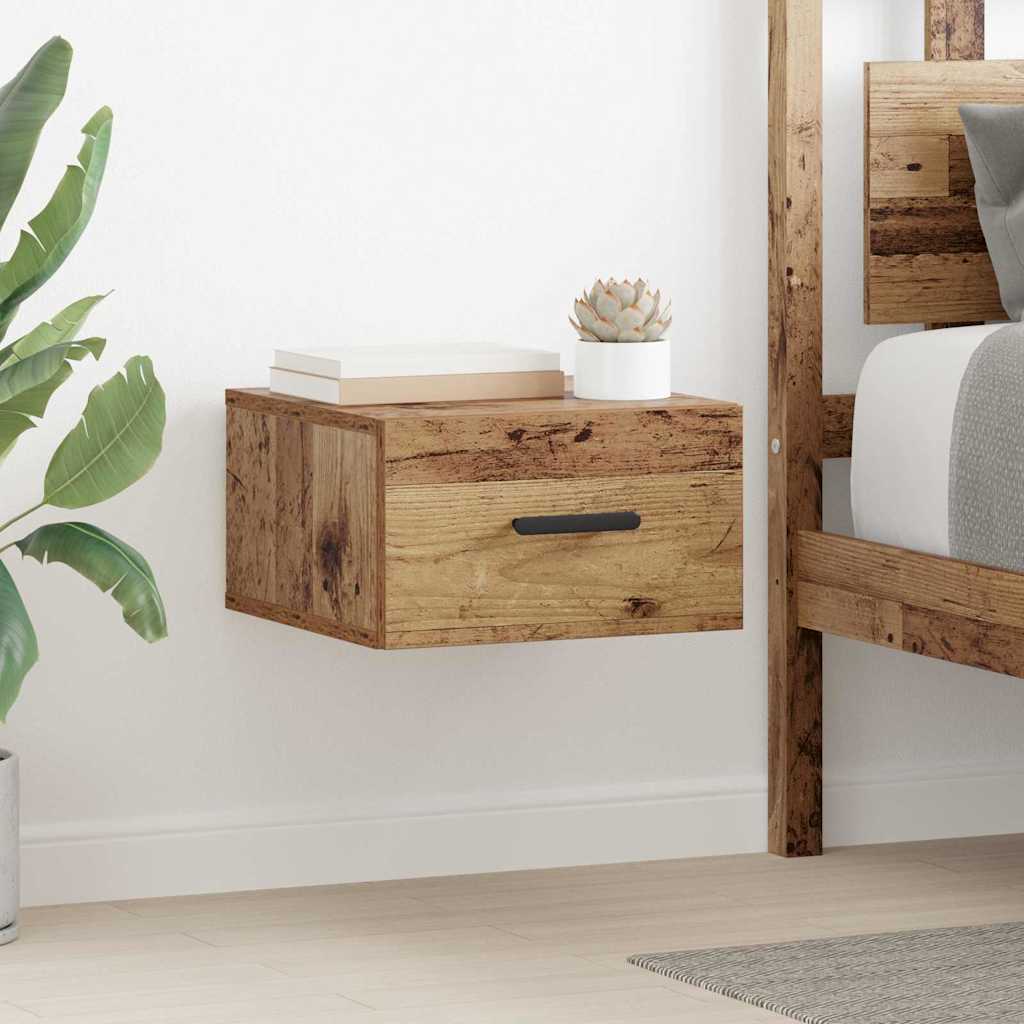 vidaXL Dulap de noapte Lemn vechi 35 x 35 x 20 cm Lemn compozit