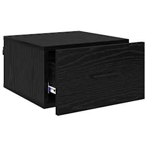 Noční skříňka 2 pcs Černý dub 35 x 35 x 20 cm Kompozitní dřevo - obrázek 5