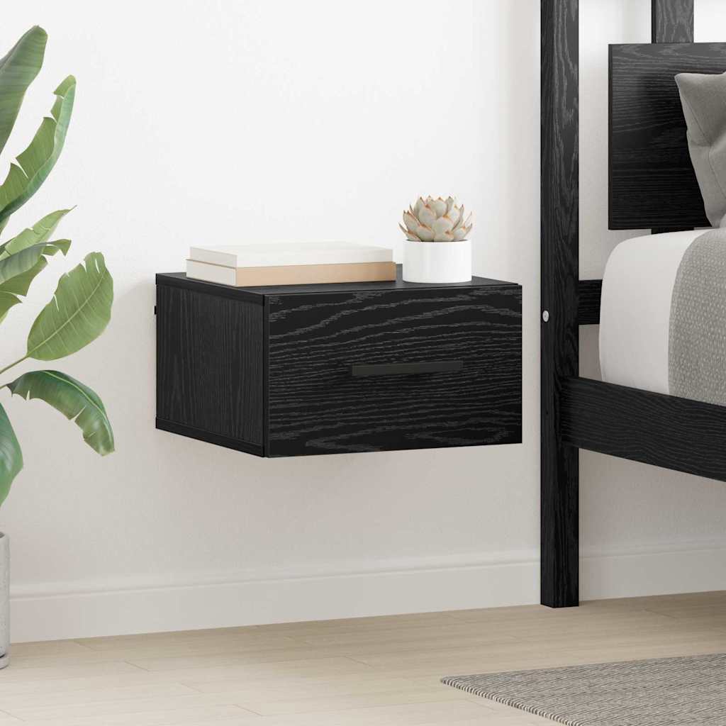 vidaXL Dulap de noapte Stejar negru 35 x 35 x 20 cm Lemn compozit