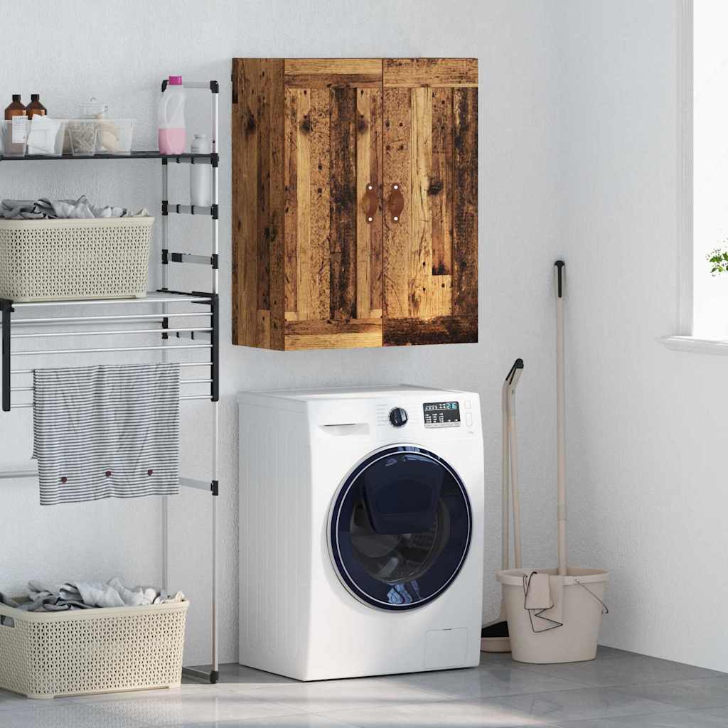 vidaXL Dulap montat pe perete Lemn Vechi 69,5 x 34 x 90 cm