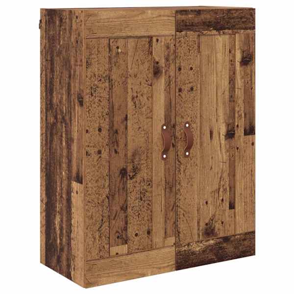 vidaXL Seinakapp Vana puit 69,5 x 34 x 90 cm Tehispuit