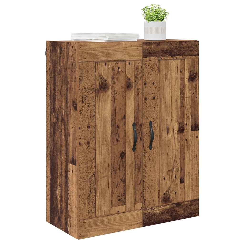 vidaXL Wandkast Oud Hout 69,5 x 34 x 90 cm Bewerkt hout