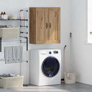 Stenska omara Umetni hrast 69,5 x 34 x 90 cm Konstruiran les