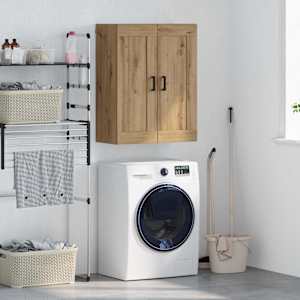 Stenska omara Umetni hrast 69,5 x 34 x 90 cm Konstruiran les