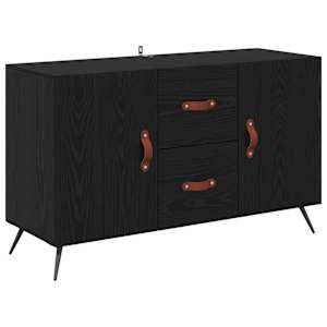 Servírovací skříň Černý dub 100 x 36 x 60 cm kompozitní dřevo - obrázek 2