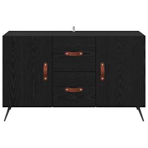 Servírovací skříň Černý dub 100 x 36 x 60 cm kompozitní dřevo - obrázek 6