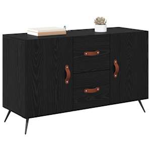 Servírovací skříň Černý dub 100 x 36 x 60 cm kompozitní dřevo - obrázek 3