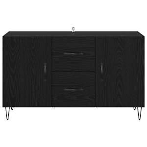 Servírovací skříň Černý dub 100 x 36 x 60 cm kompozitní dřevo - obrázek 6