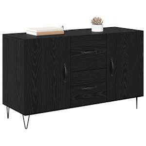 Servírovací skříň Černý dub 100 x 36 x 60 cm kompozitní dřevo - obrázek 3