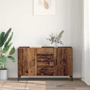 Servírovací skříň Staré dřevo 100 x 36 x 60 cm kompozitní dřevo - obrázek 4
