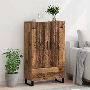 Vysoký bufet Staré dřevo 69,5 x 30 x 115 cm kompozitní dřevo - obrázek 4