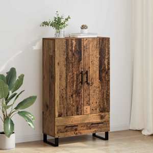 Visok predalnik Star les 69,5 x 30 x 115 cm Konstruiran les