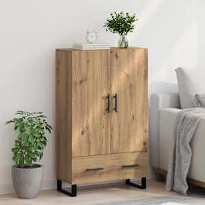 Vysoký bufet Artisanový dub 69,5 x 30 x 115 cm kompozitní dřevo - obrázek 4