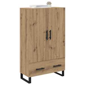 Vysoký bufet Artisanový dub 69,5 x 30 x 115 cm kompozitní dřevo - obrázek 3