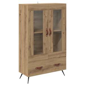 Vysoký bufet se zásuvkou Artisanový dub 69,5 x 31 x 115 cm - obrázek 2
