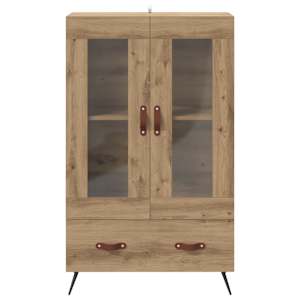 Vysoký bufet se zásuvkou Artisanový dub 69,5 x 31 x 115 cm - obrázek 6