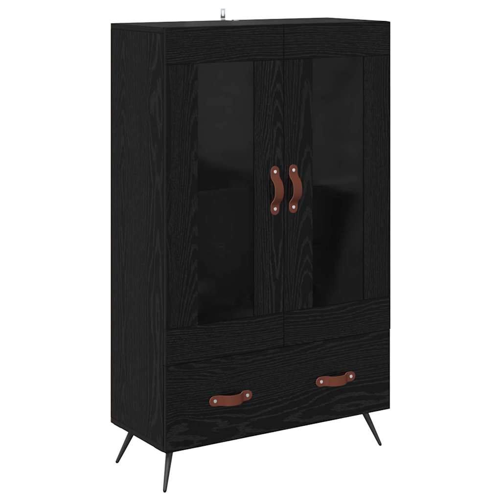 Thumbnail - vidaXL Highboard Schwarz Eichen-Optik 69,5 x 31 x 115 cm