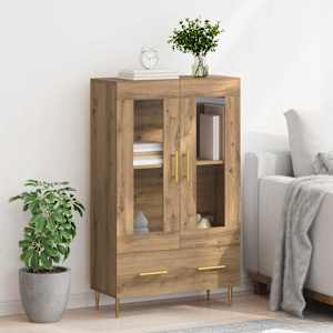 Vysoký bufet se zásuvkou Artisanový dub 69,5 x 31 x 115 cm - obrázek 4