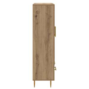 Vysoký bufet se zásuvkou Artisanový dub 69,5 x 31 x 115 cm - obrázek 7