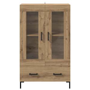 Vysoký bufet Artisanový dub 69,5 x 31 x 115 cm kompozitní dřevo - obrázek 6