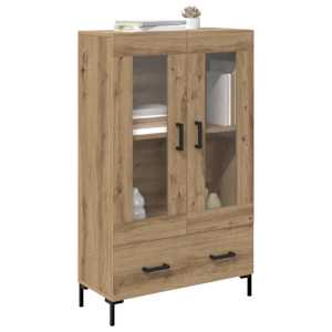 Vysoký bufet Artisanový dub 69,5 x 31 x 115 cm kompozitní dřevo - obrázek 3