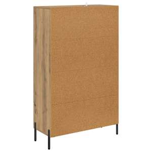 Vysoký bufet Corona Artisanový dub 69,5 x 31 x 115 cm - obrázek 8