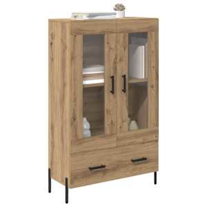 Vysoký bufet Corona Artisanový dub 69,5 x 31 x 115 cm - obrázek 3