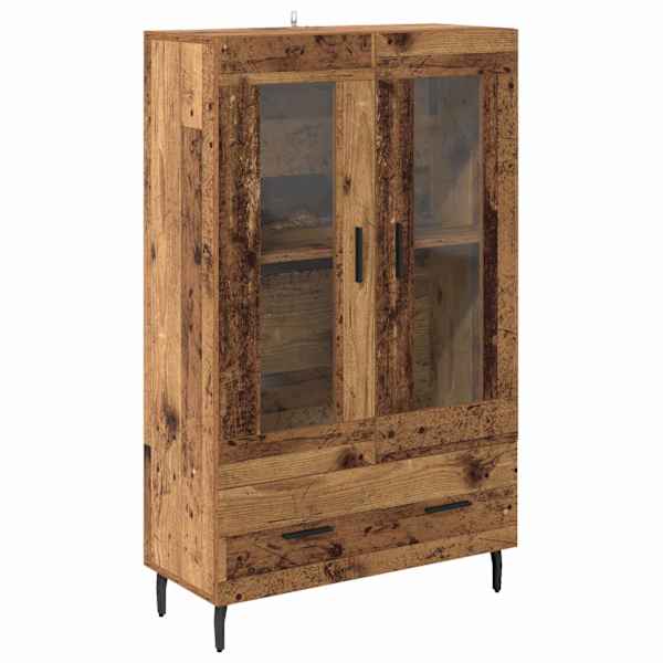 vidaXL K&otilde;rgushein Vana puit 69,5 x 31 x 115 cm Tehispuit