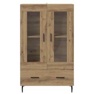 Vysoký bufet Artisanový dub 69,5 x 31 x 115 cm kompozitní dřevo - obrázek 6