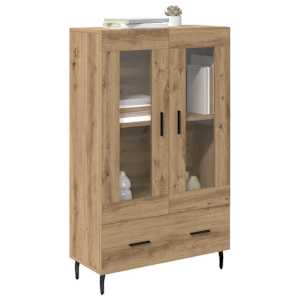 Vysoký bufet Artisanový dub 69,5 x 31 x 115 cm kompozitní dřevo - obrázek 3