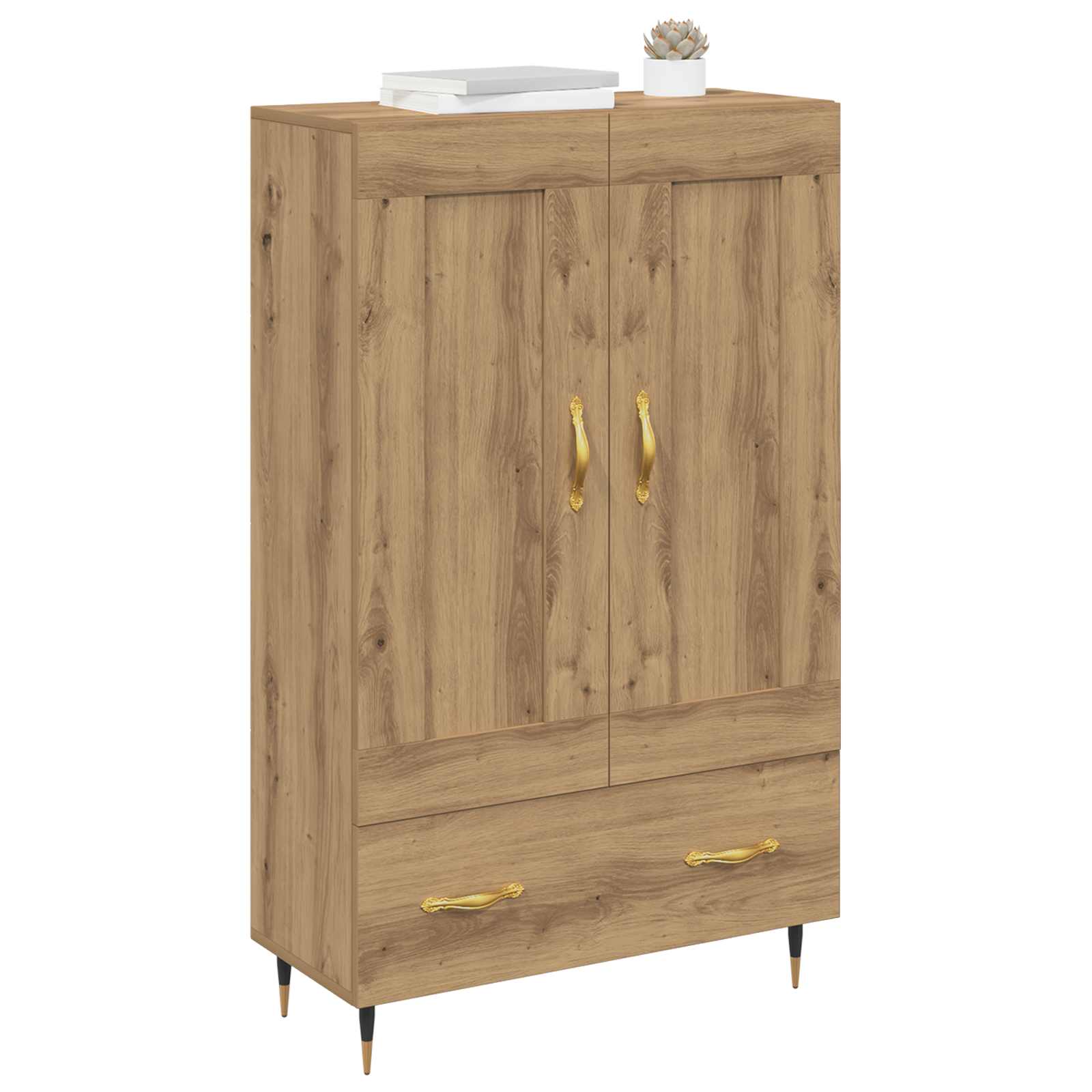 Thumbnail - vidaXL Highboard Artisan-Eiche 69,5 x 31 x 115 cm Holzwerkstoff