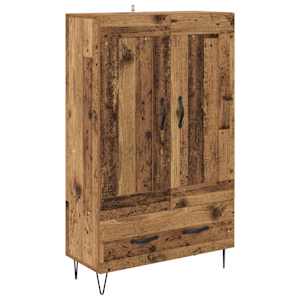 vidaXL K&otilde;rgushein Vana puit 69,5 x 31 x 115 cm Tehispuit