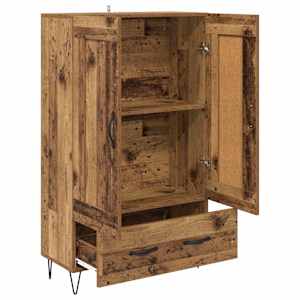 Vysoký bufet Staré dřevo 69,5 x 31 x 115 cm kompozitní dřevo - obrázek 5
