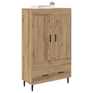 Vysoký bufet Artisanový dub 69,5 x 31 x 115 cm kompozitní dřevo - obrázek 3