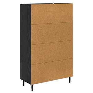 Vysoký bufet Černý dub 69,5 x 31 x 115 cm kompozitní dřevo - obrázek 8