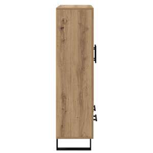 Vysoký bufet Artisanový dub 69,5 x 31 x 115 cm kompozitní dřevo - obrázek 7