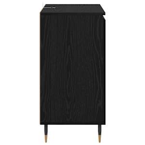 Servírovací skříň Černý dub 60 x 35 x 70 cm kompozitní dřevo - obrázek 7