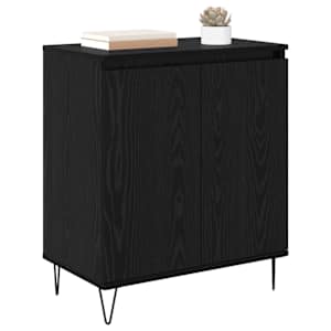Servírovací skříň Černý dub 60 x 35 x 70 cm kompozitní dřevo - obrázek 3