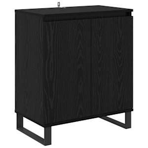 Servírovací skříň Černý dub 60 x 35 x 70 cm kompozitní dřevo - obrázek 2