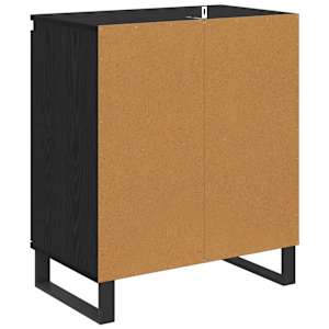 Servírovací skříň Černý dub 60 x 35 x 70 cm kompozitní dřevo - obrázek 8