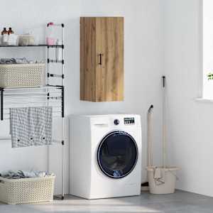 Stenska omara Umetni hrast 34,5 x 34 x 90 cm Konstruiran les