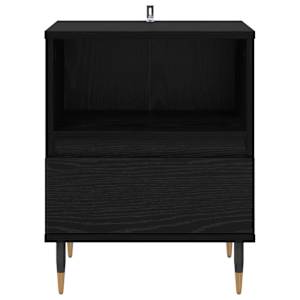 Noční skříňka 2 pcs Černý dub 40 x 35 x 50 cm kompozitní dřevo - obrázek 7