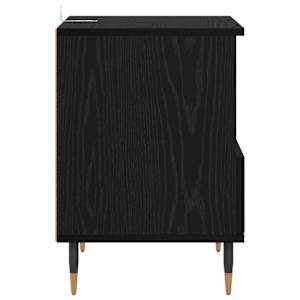 Noční skříňka 2 pcs Černý dub 40 x 35 x 50 cm kompozitní dřevo - obrázek 8