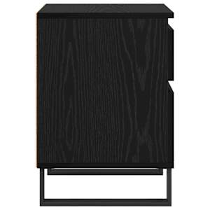 Noční skříňka 2 pcs Černý dub 40 x 35 x 50 cm kompozitní dřevo - obrázek 8