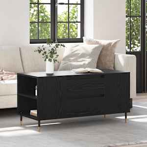 Klubska miza Črna Orehovina 102 x 44,5 x 50 cm Konstruiran les