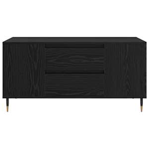 Konferenční stolek se zásuvkou Černý dub 102 x 44,5 x 50 cm - obrázek 6