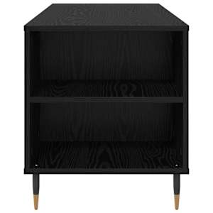 Konferenční stolek se zásuvkou Černý dub 102 x 44,5 x 50 cm - obrázek 7
