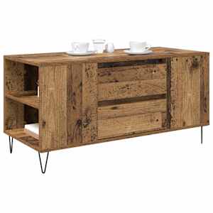 Konferenční stolek se zásuvkou Staré dřevo 102 x 44,5 x 50 cm - obrázek 3
