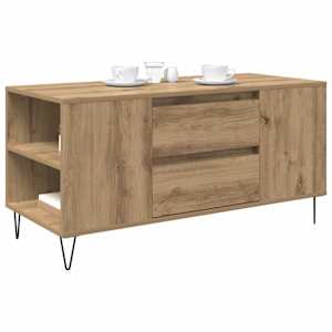 Konferenční stolek Artisanový dub 102 x 44,5 x 50 cm - obrázek 3